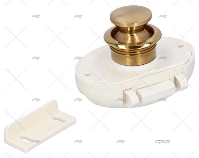 FECHO BOTÃO DOURADO 23x23mm FORESTI SUARDI