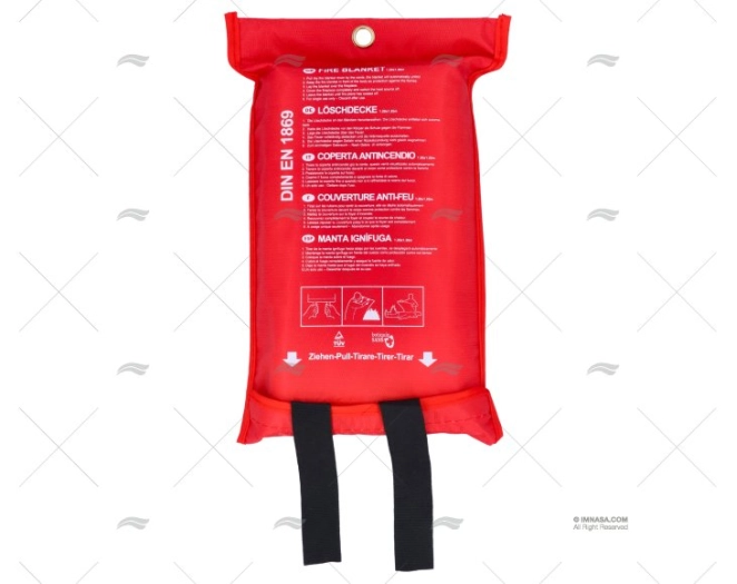 FIRE-BLANKET PVC 120x120Cm BAG