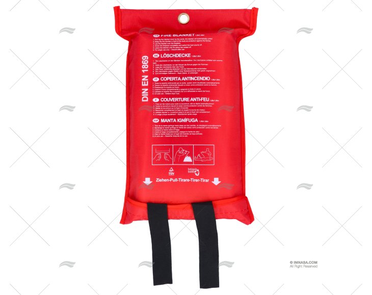 FIRE-BLANKET PVC 120x120Cm BAG