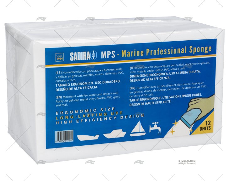 SPUGNA DETERGENTE AP7  (12U) SADIRA