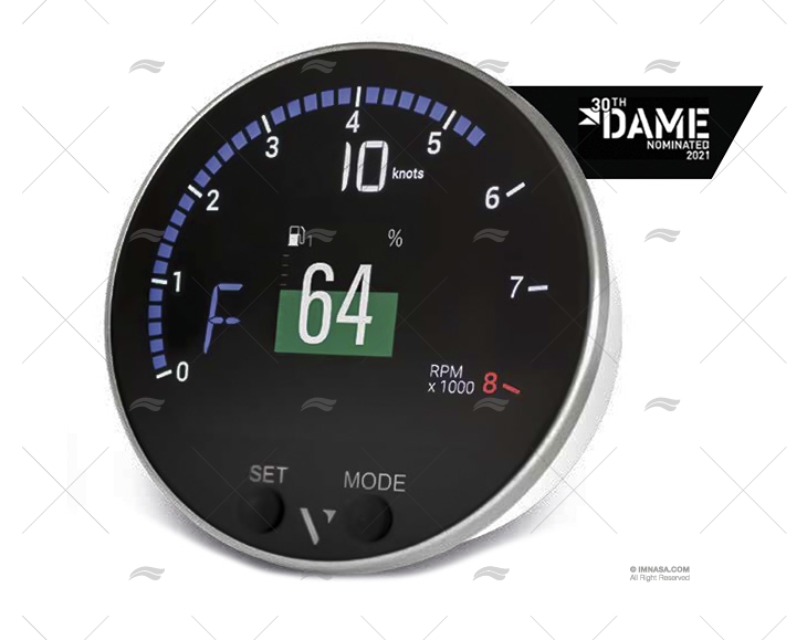 INDICATORE VMH FLEX NMEA 2000 80DIA RES