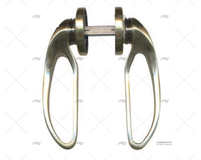POIGNEE DE PORTE LAITON CHROME FORESTI SUARDI