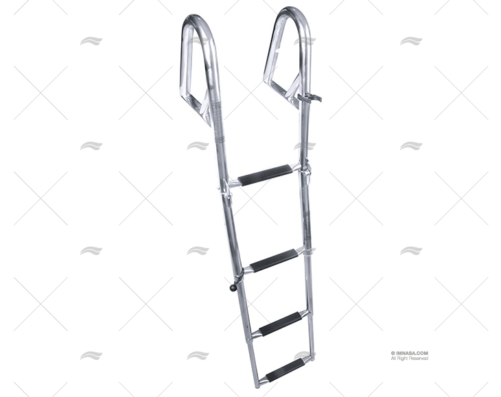 ESCALERA 4 PELD. INOX AGARRADEROS IMNASA