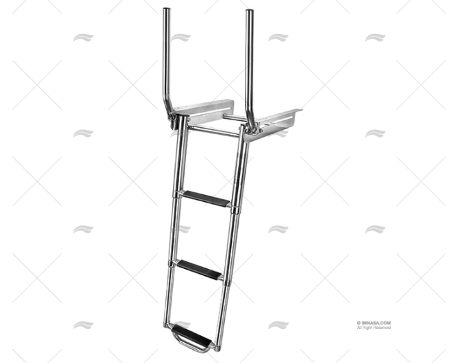PLATFORM LADDER 3S SS 316 W/HANDRAIL 875 IMNASA