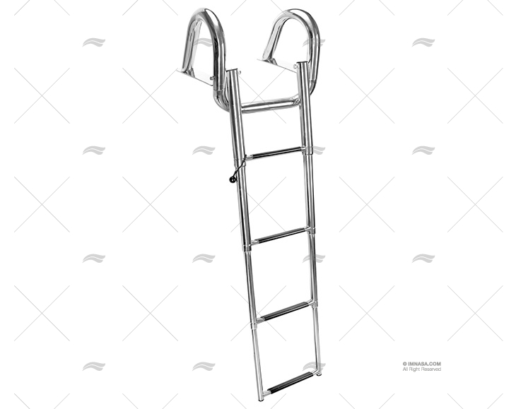 TELESCOPIC LADDER SS 316 4S 1145x385mm IMNASA