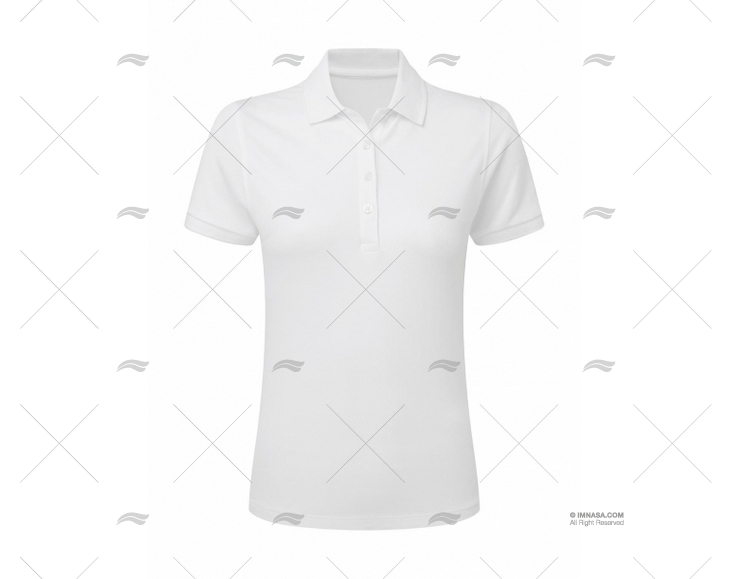 POLO PIQUÉ DONNA BIANCO S