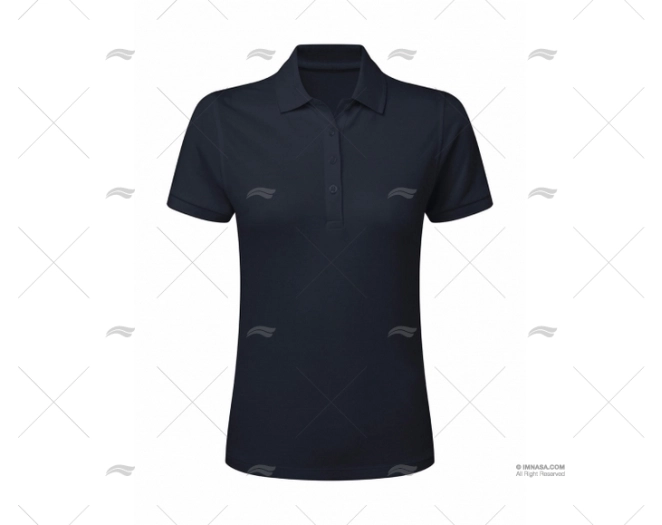 POLO PIQUÉ FEMININO AZUL M