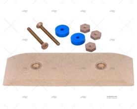 PLAQUE MASSE 0,9KG 205x65x13mm