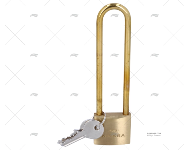 LUCCHETTO 40mm ARCO 110 OTTONE IMNASA
