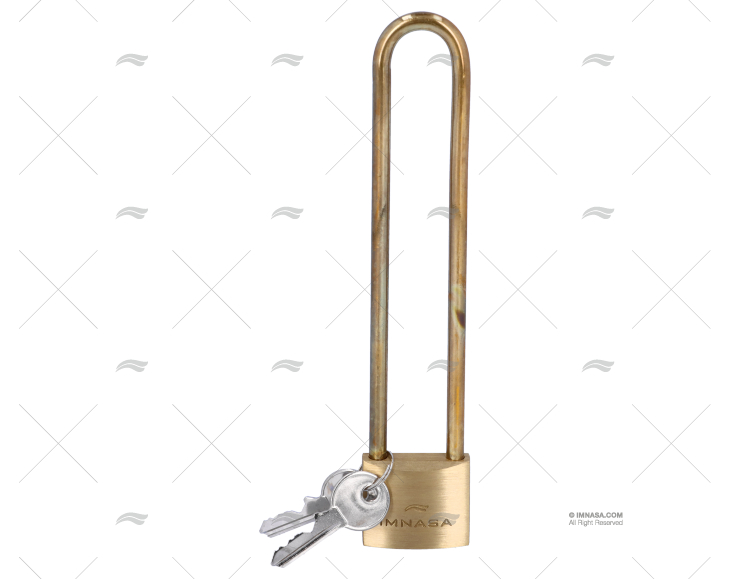 LUCCHETTO 40mm ARCO 150 OTTONE IMNASA