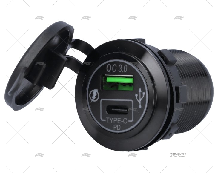 USB SOCKET FAST CHARGING TYPE A/C