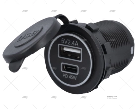 USB SOCKET TYPE A/C