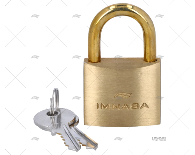 LUCCHETTO 40mm ARCO  20 OTTONE