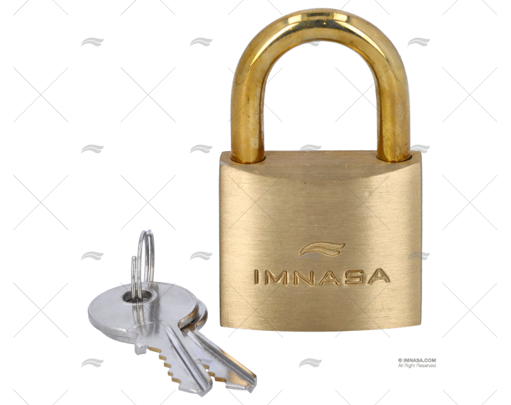 LUCCHETTO 40mm ARCO  20 OTTONE