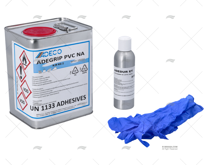 ADESIVO ADEGRIP PVC GOMMONE TESSUTO 2000gr ADECO