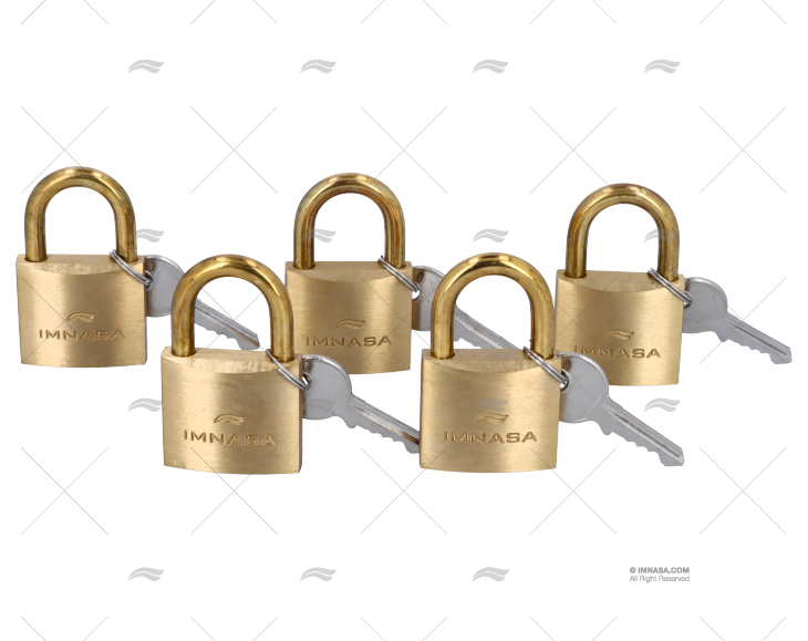 JEU DE 5 CADENAS 40MM IMNASA JEU DE 5 CADENAS 40MM IMNASA