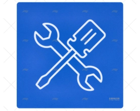 SEGNALE OFFICINA CON LOGO UTENSILI IMNASA