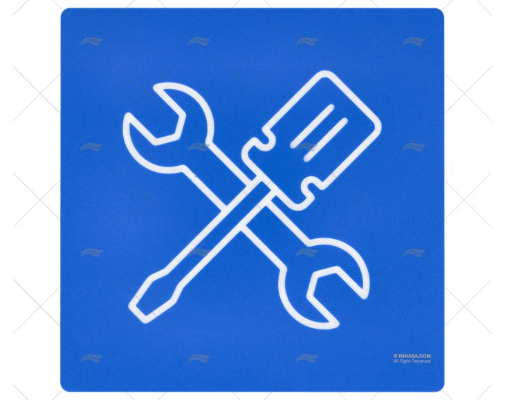 SEGNALE OFFICINA CON LOGO UTENSILI IMNASA