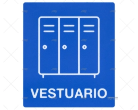SINAL DE VESTIÁRIO ARMÁRIOS E LETRAS IMNASA
