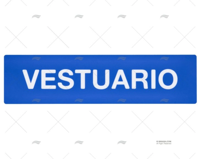 SEGNALE DI SPOGLIATOIO CON SCRITTE IMNASA