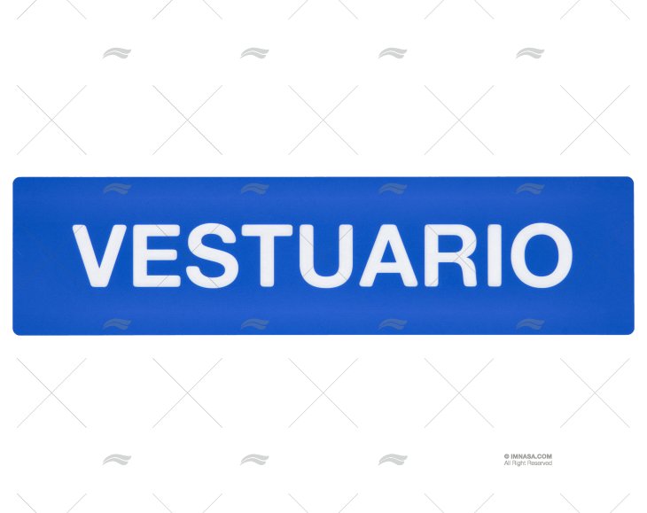 SEGNALE DI SPOGLIATOIO CON SCRITTE IMNASA
