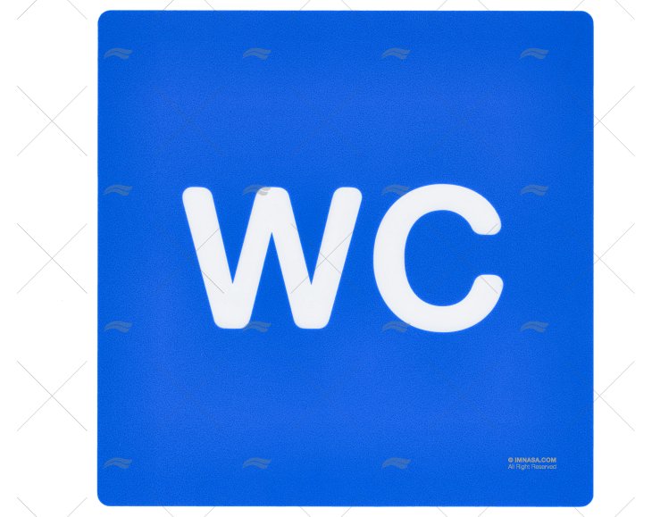 SEGNALE DI WC CON LETTERE IMNASA