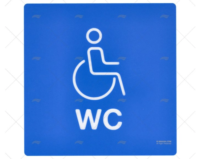 SINAL DE WC PARA PESSOAS COM MOBILIDADE REDUZIDA IMNASA