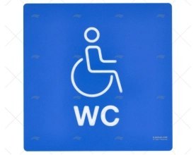 SINAL DE WC PARA PESSOAS COM MOBILIDADE REDUZIDA IMNASA