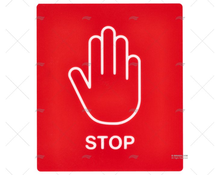 SEGNALE DIVIETO DI TRANSITO - STOP CON LETTERE IMNASA