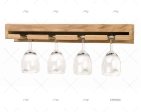 SUPORTE DE PAREDE PARA TAÇAS DE VINHO ARC MARINE