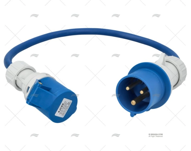 ADAPTATEUR FEMELLE 16A A MALE 32A CEE-17