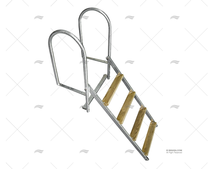 LADDER 4 WOODEN STEPS 1110mm