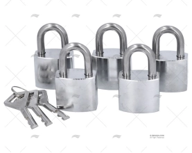 LUCCHETTO 30mm ARCO  15 INOX K5Ud.