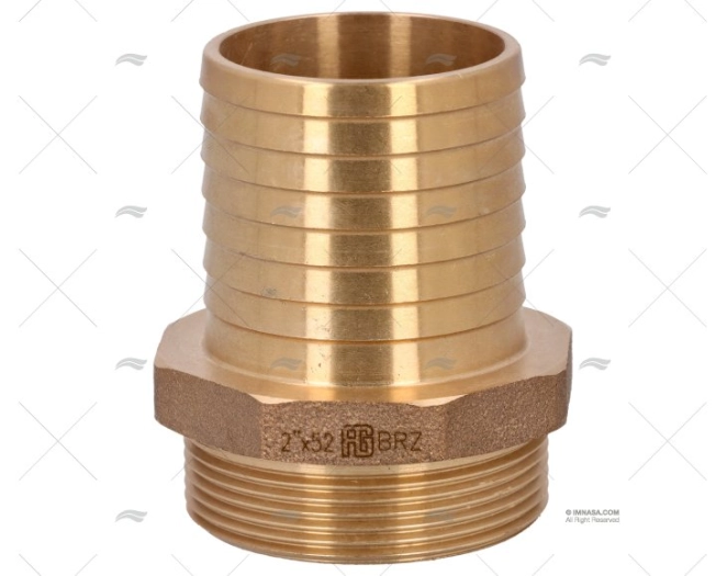 RACCORDO BRONZO 2"x52mm GUIDI