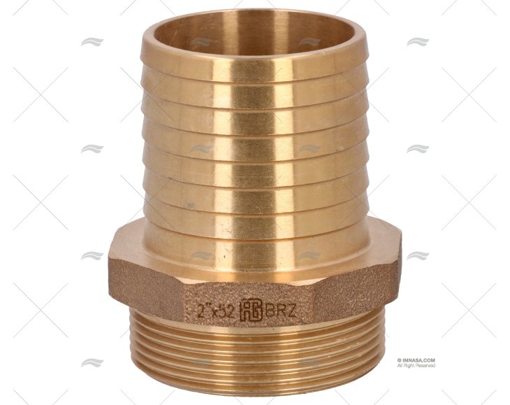 RACCORDO BRONZO 2"x52mm GUIDI