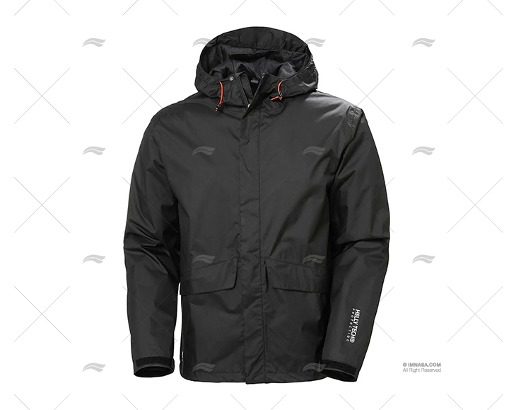 CASACO AGUA H/H PRETO L HELLY HANSEN