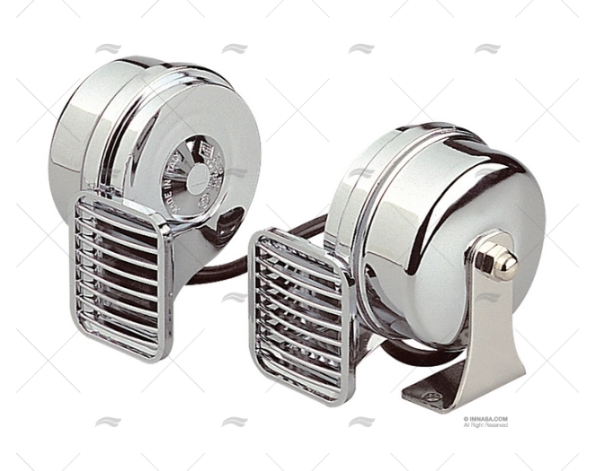 ELECTRIC HORN 24 DUAL 116DB CHROM MARCO