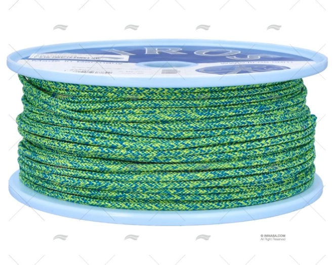 CABO MAGIC SPORT 4mm AMA. NEON-AZUL 100m LIROS