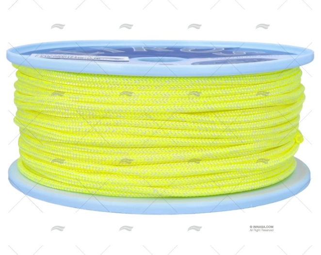 CABO MAGIC SPORT 4mm NEON-BRANCO 100m LIROS