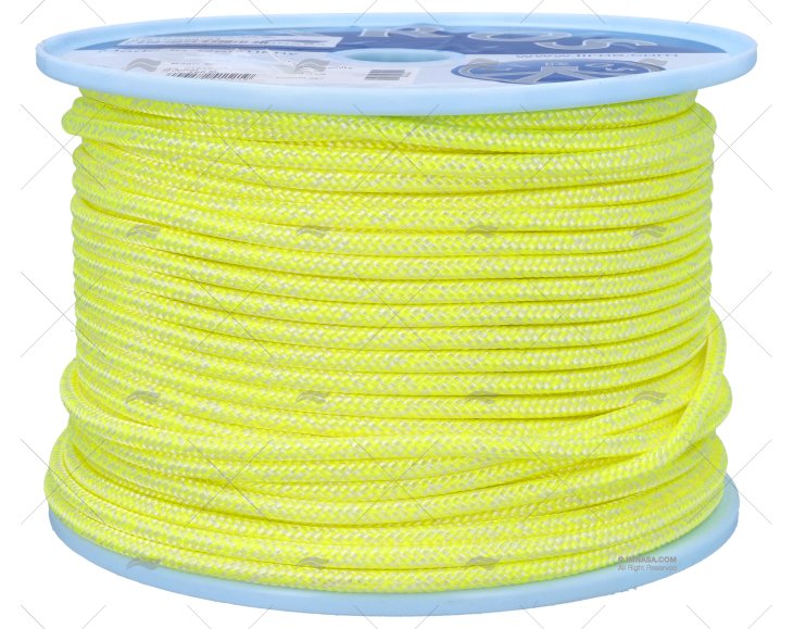 CABO MAGIC SPORT 5mm AMARELO/NEON/BRANCO 100m LIROS