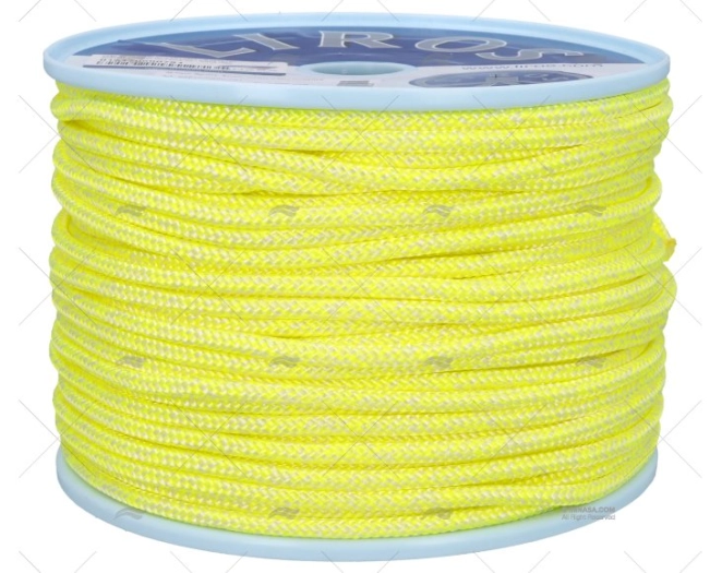 CIMA MAGIC SPORT 6mm GIALLO/NEON/BIANCO 100m LIROS