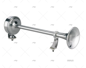 BOCINA 12V ACUSTICA 112DB CROMADA MARCO