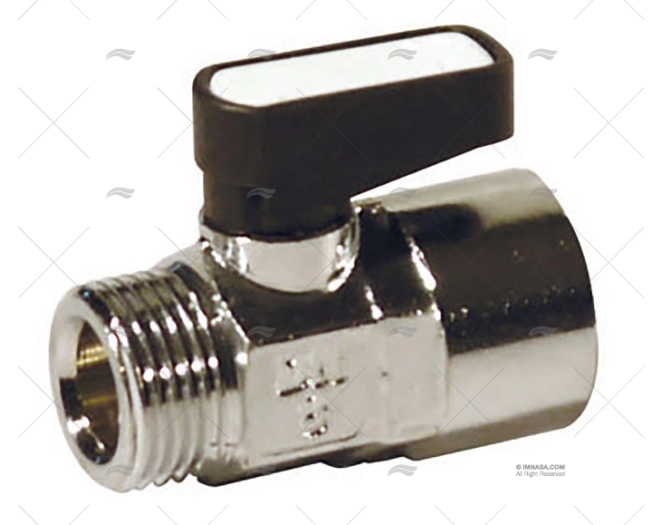 VÁLVULA ESFERA MINI M-H 3/8" MOLDURA