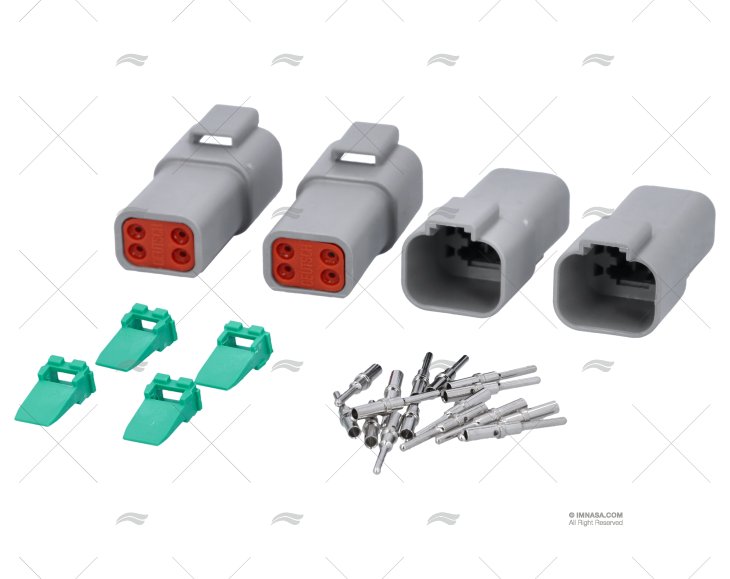 CONECTOR FÊMEA DT 4 PINOS IP67 (4)