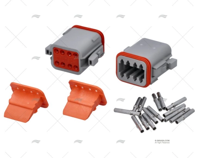 CONNETTORE MASCHIO DT 8 POLI IP67 (2)