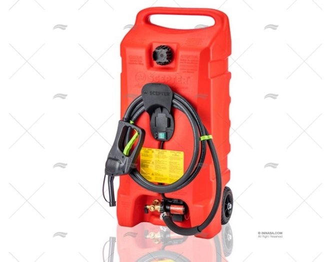 SERBATOIO PORTATILE C/RUOTE BENZINA 53L SCEPTER