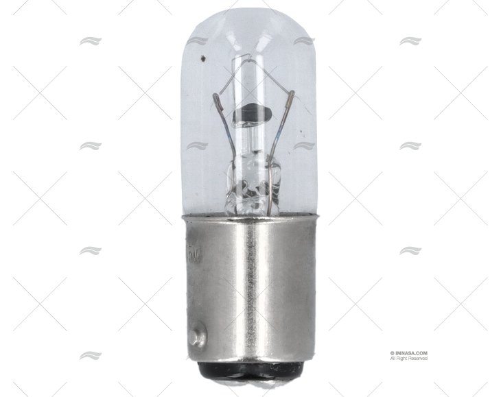 BOMBILLA BA15D  24V 18W 15x42 6453
