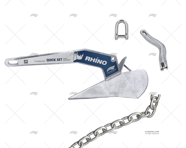 KIT FONDEO RHINO 20Kg CADENA 10mm 60m