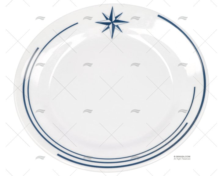 PRATO SOBREMESA MELAMINA 6pcs