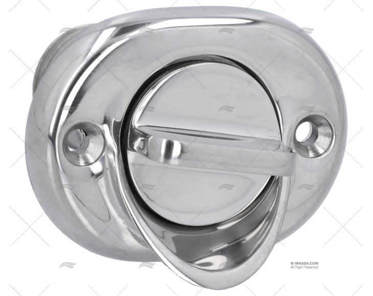 DRENAGEM OVAL ANTI GOTEO INOX 316 64mm MARINE TOWN
